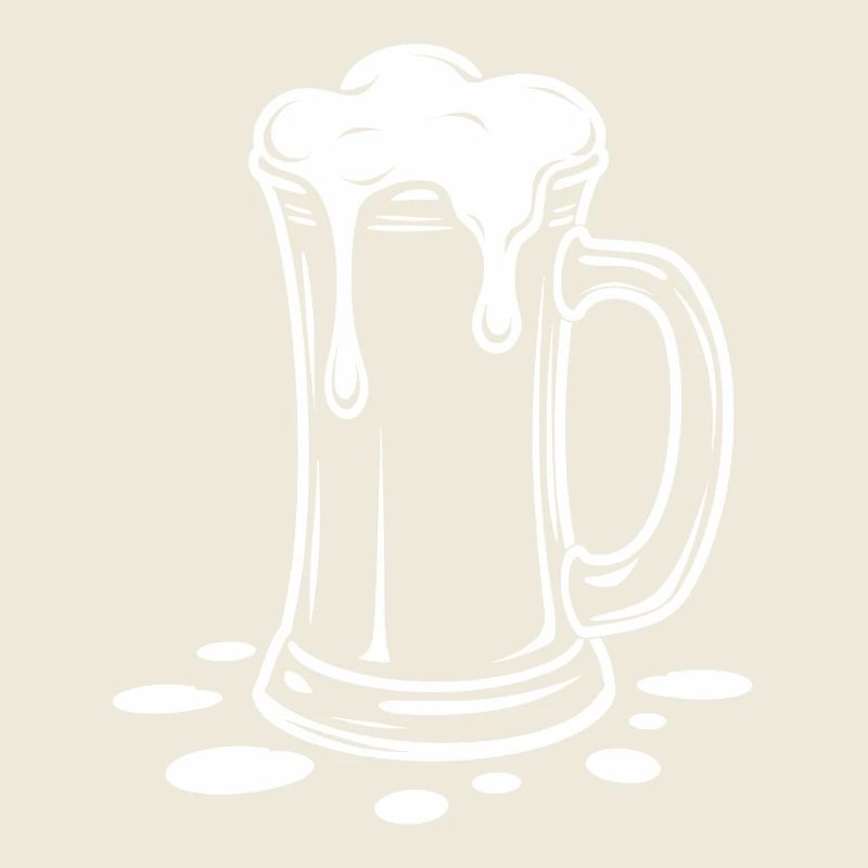 Overflowing Beer Mug Foam Party
