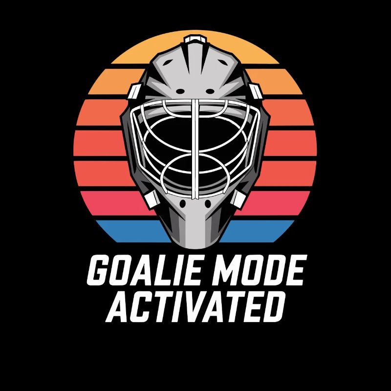 Mode gardien activé Masque de gardien de hockey sur glace
