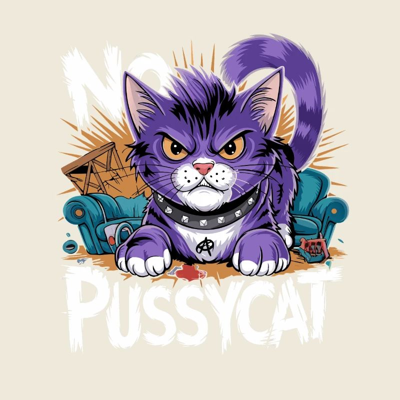 Pas de chat rebelle Chat Combattant