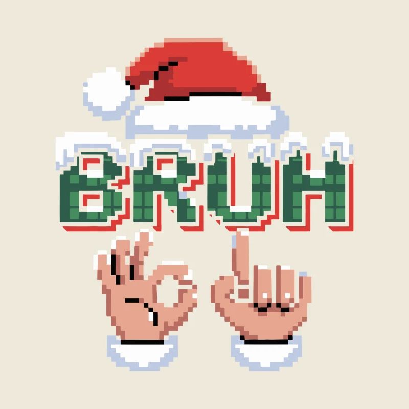 Santa 67 Bruh Weihnachtsmeme