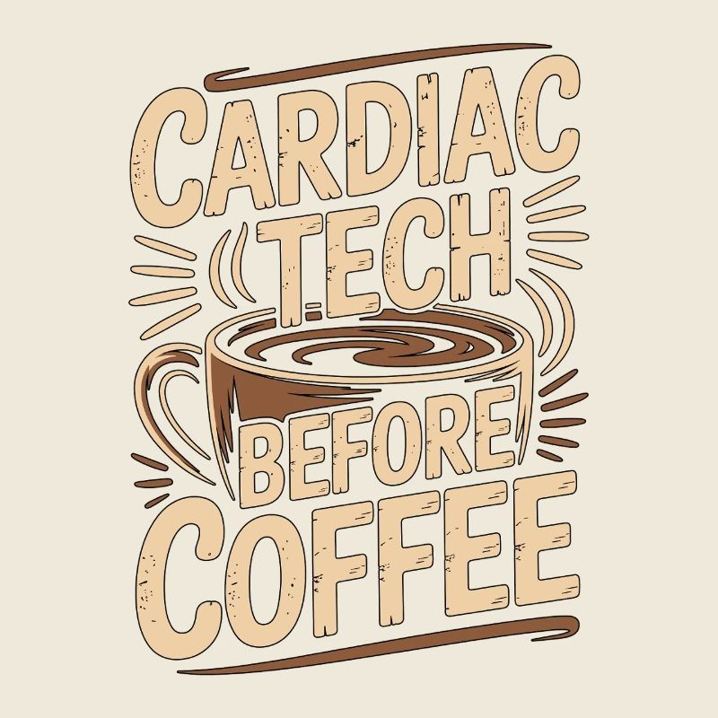 Cardiac Tech Before Coffee Echo Tech Coffee Lover