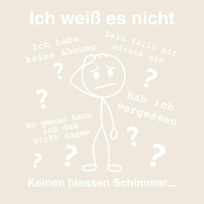 I don't know - Perplexed stick figure