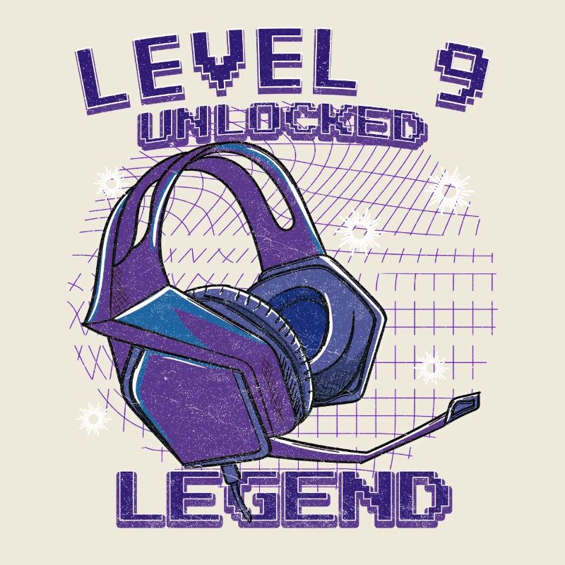 Level 9 Unlocked Headphones Neon