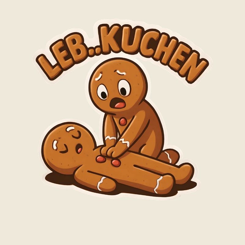 Cake Gingerbread First Aid Saying Funny