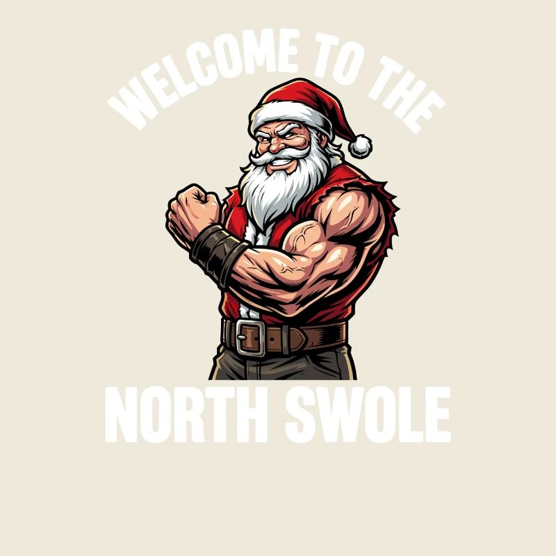 Willkommen im North Swole Funny Christmas Workout