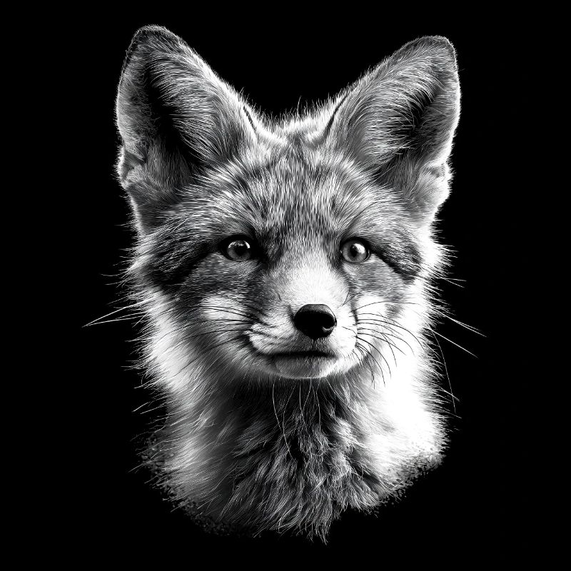 Polarfuchs Schneefuchs Eisfuchs Süßer Weißer Fuchs