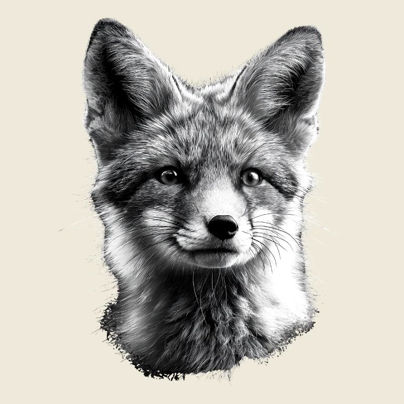 Polarfuchs Schneefuchs Eisfuchs Süßer Weißer Fuchs