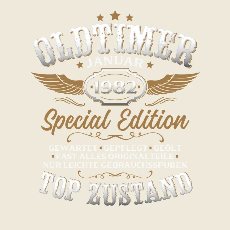 44. Geburtstag Geschenk Oldtimer Januar 1982