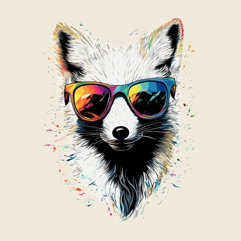 Polarfuchs Schneefuchs Eisfuchs Süßer Weißer Fuchs