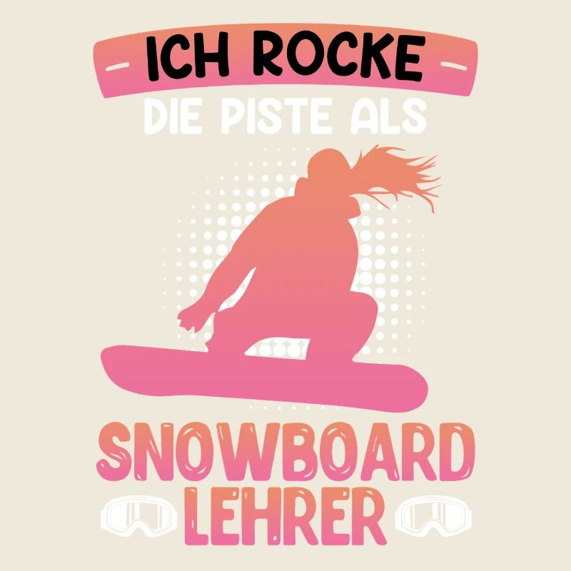 Snowboarden ROCKE DIE PISTE ALS SNOWBOARD