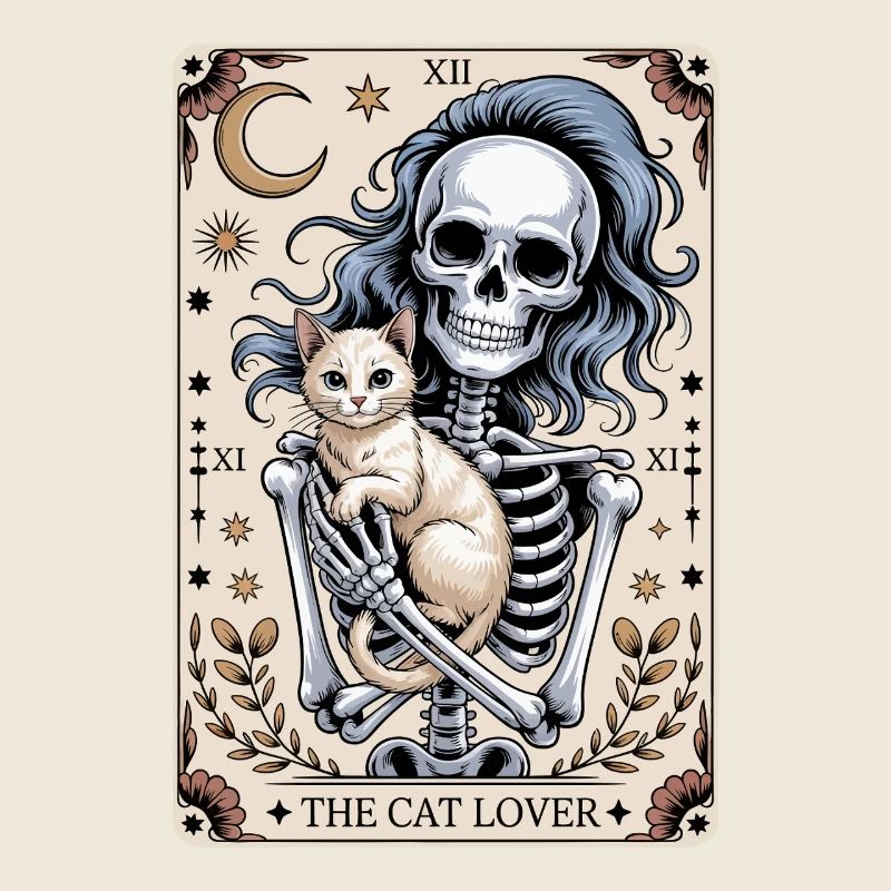 La carte de tarot de l’amoureuse des chats