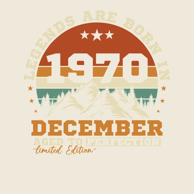 December 1970 Vintage Birthday Gift