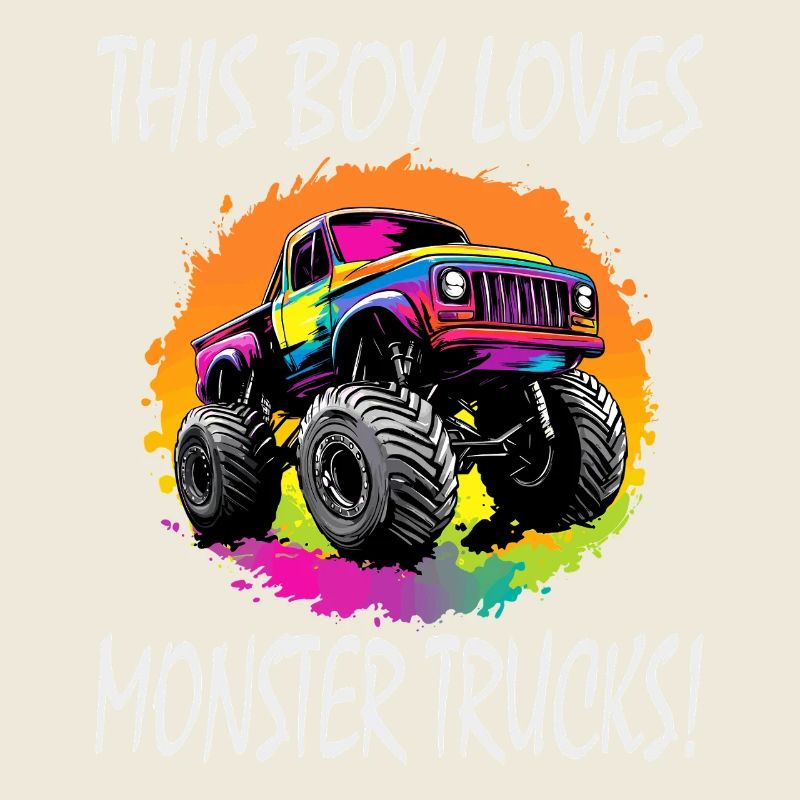 Monstertruck Liebe Junge