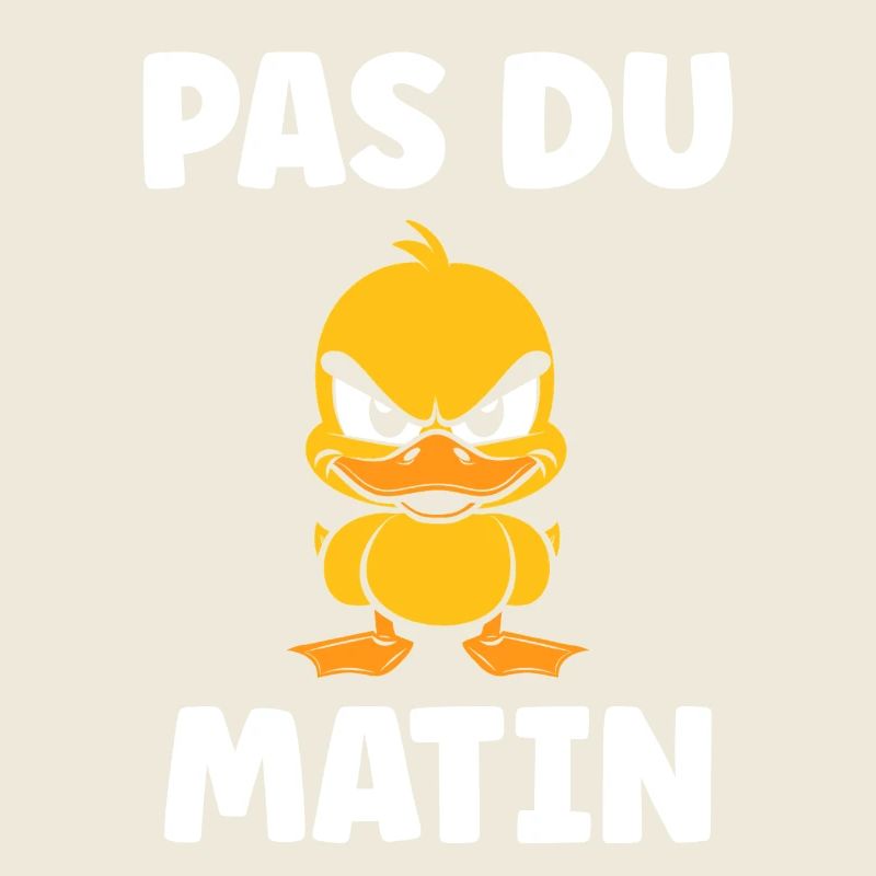 Grumpy Duck Not a Morning Man