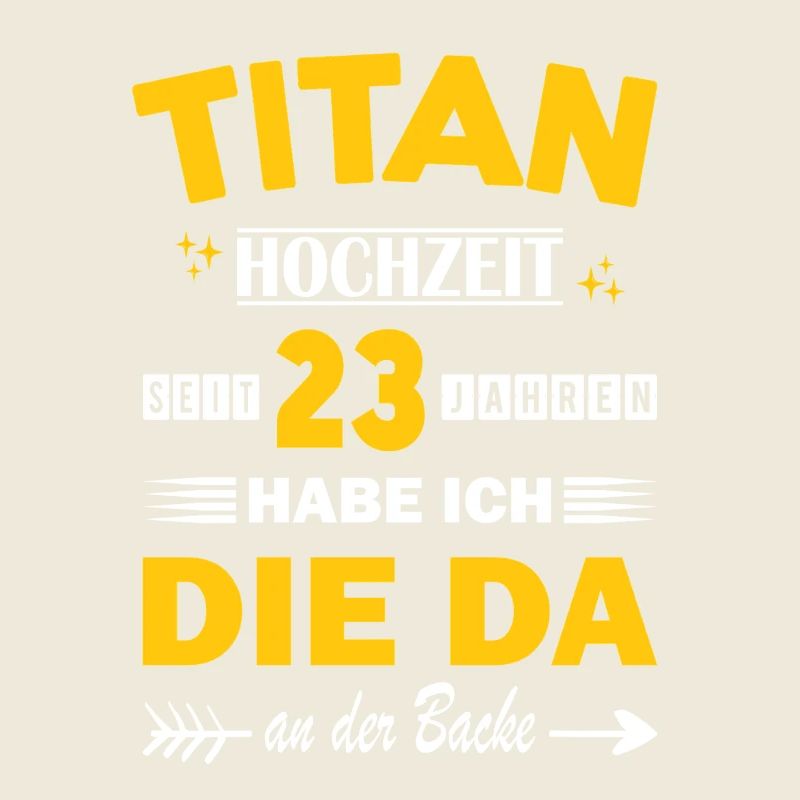 Titanium Wedding 23rd Wedding Anniversary Husband