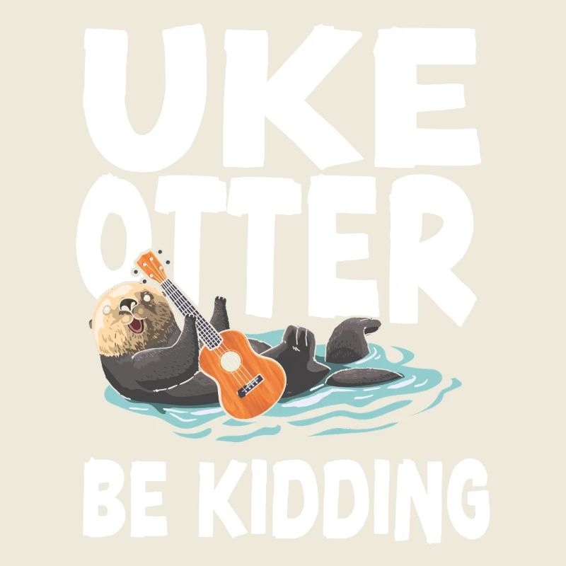 Ukulélé hawaïen Uke Otter Pun Uke