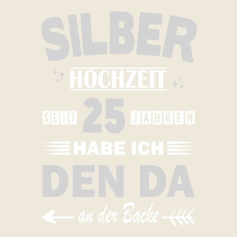 Silberhochzeit 25 Hochzeitstag Jahrestag Ehemann