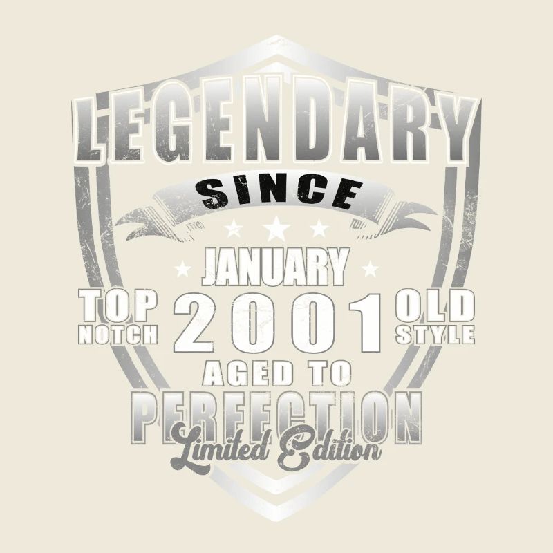 Legendary Since January 2001 Shield