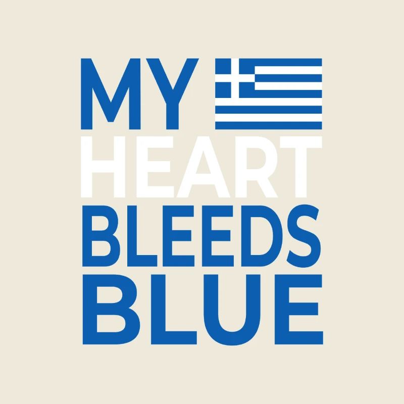 Mon cœur saigne bleu Grèce