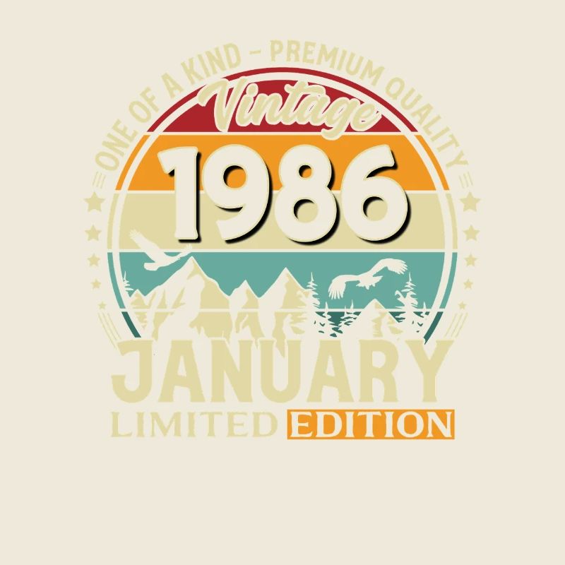 40e anniversaire Millésime de janvier 1986