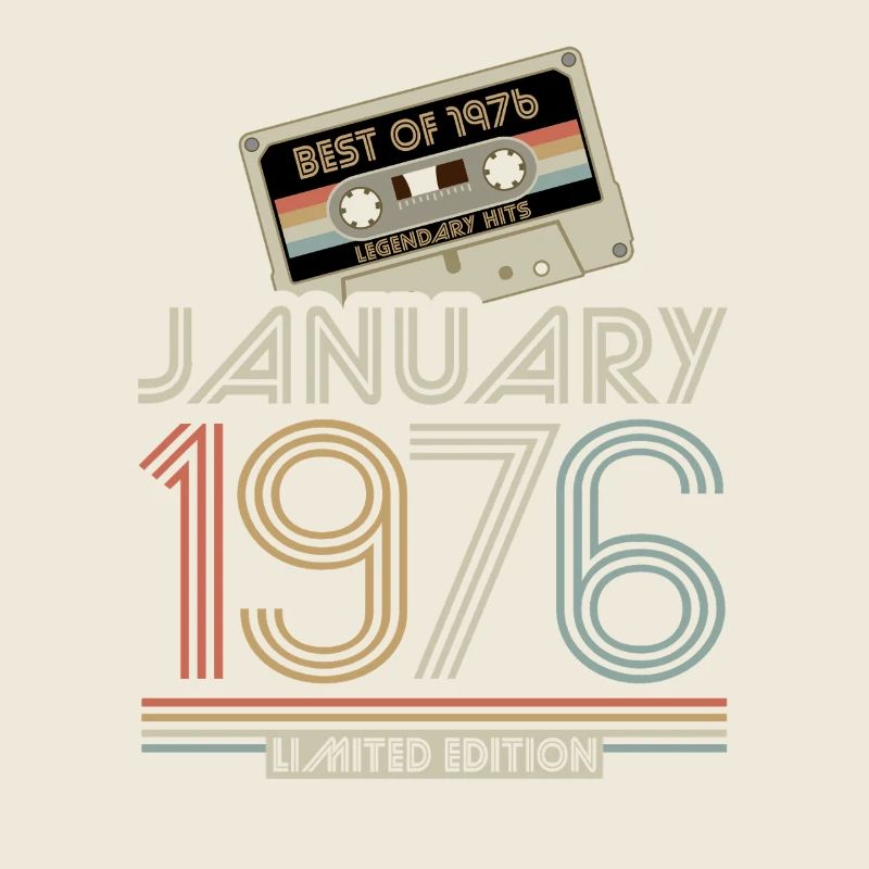 Legendary since January 1976, Retro, Geburtstag