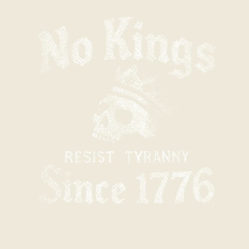No Kings Crown Skull Resistance