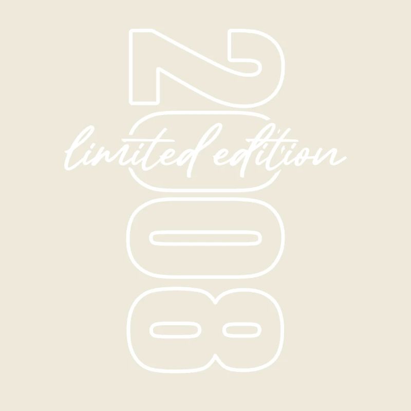 Édition limitée cadeau d’anniversaire 2008