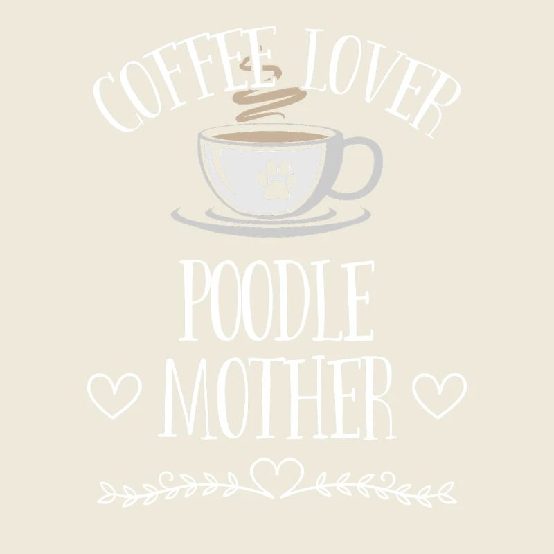 Kaffeeliebhaber-Pudel-Mutter