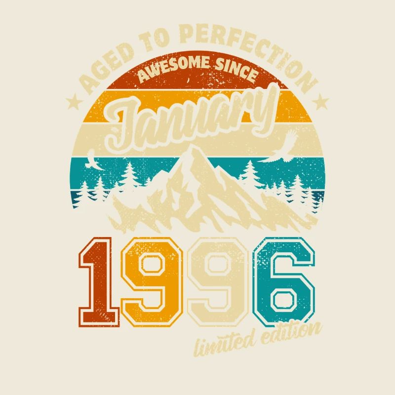 Édition limitée cadeau d’anniversaire de janvier 1996
