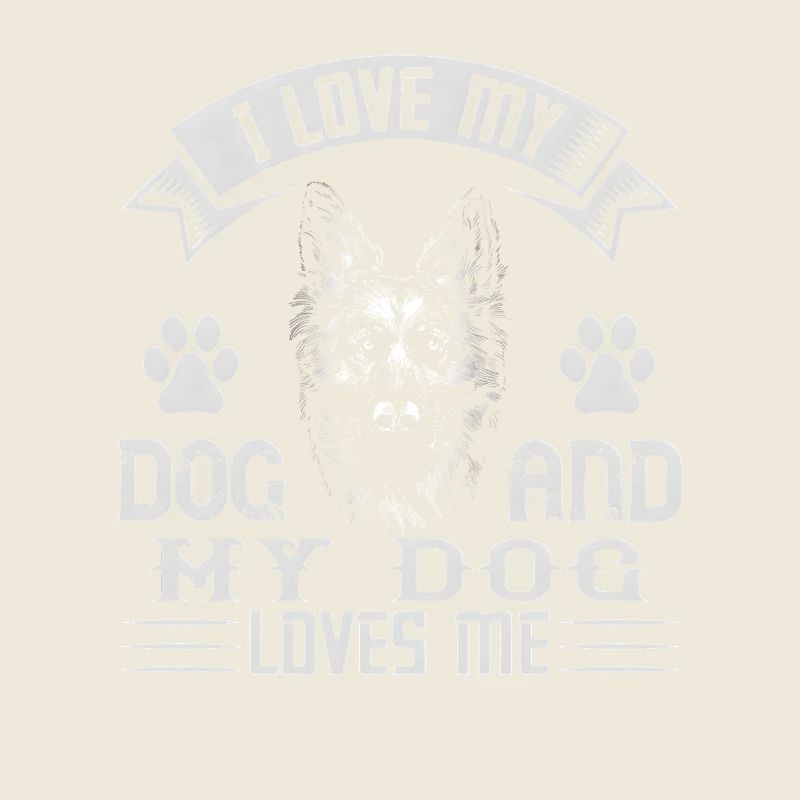 J’aime mon chien – Berger allemand design