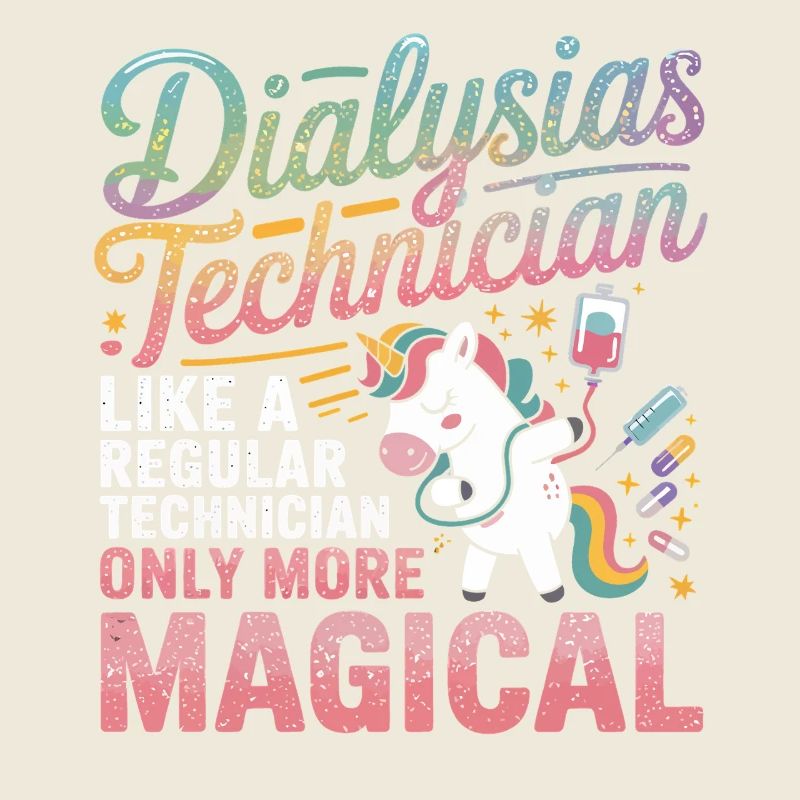 Magic Dialysis Technician Unicorn