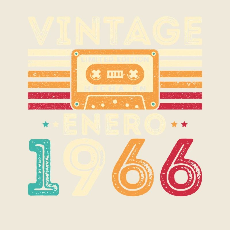 January 1966 Retro Vintage Birthday Gift