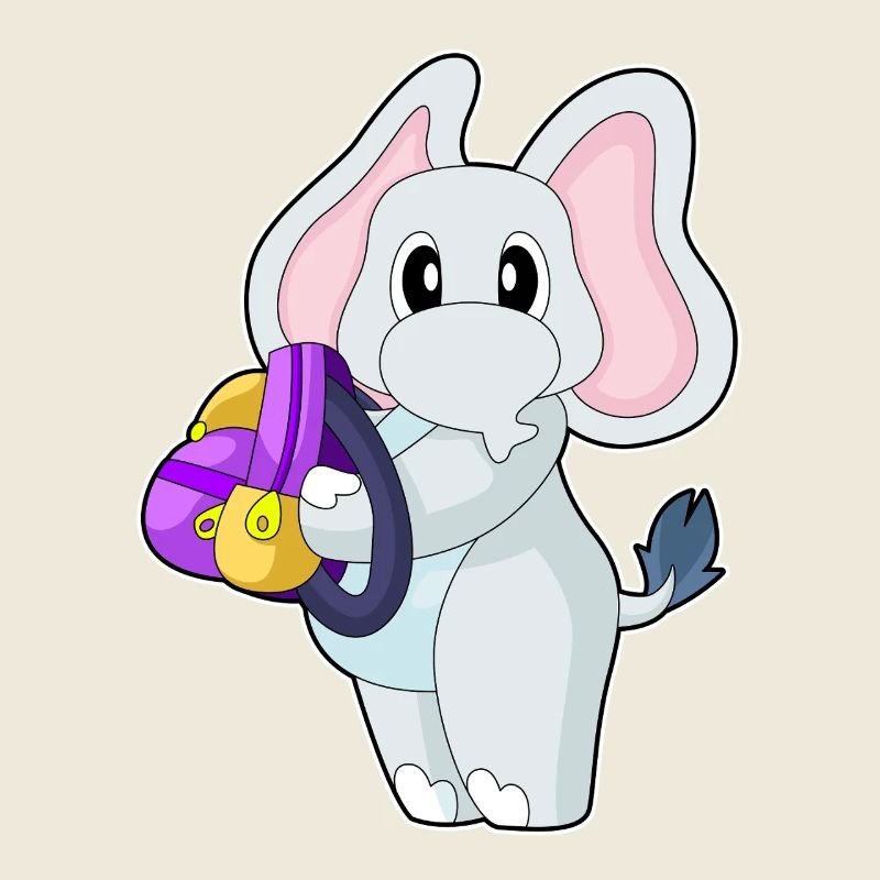 Elephant Student Backpack School