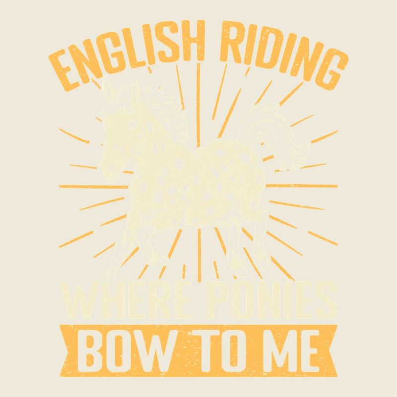 Cavalier amateur de chevaux Mon arc à l’anglais pour moi