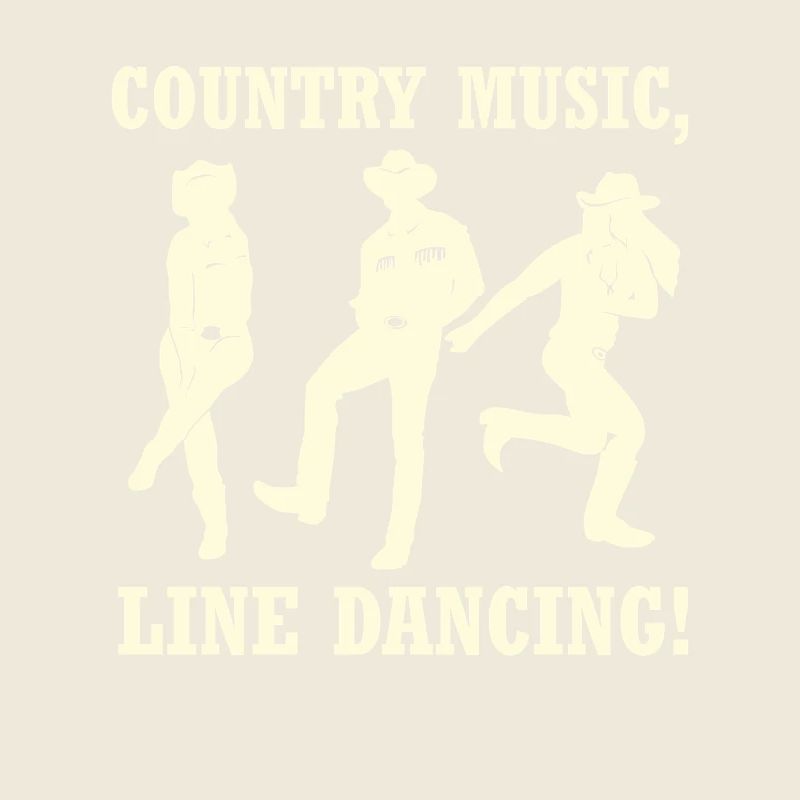 Country Line Dancing Silhouettes