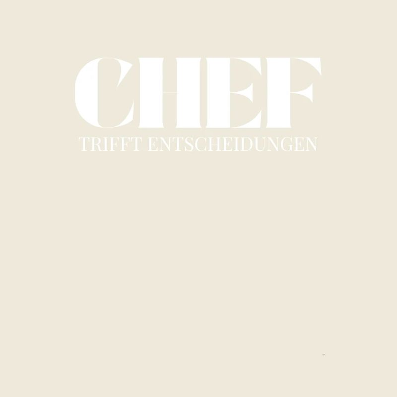 Le patron Spruch prend les décisions