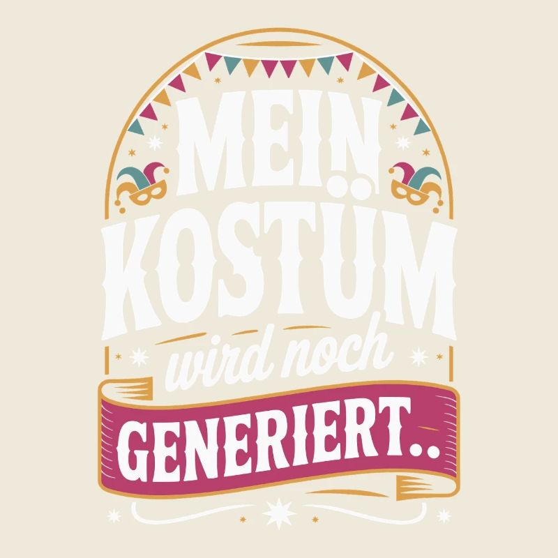 Le costume est encore en train d’être produit Carnaval de Cologne Carnaval