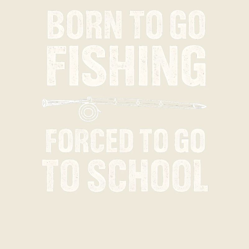 Né pour aller pêcher, forcé d’aller à l’école Pêcheur