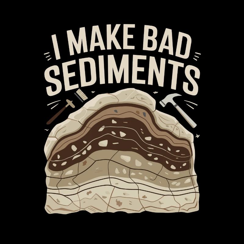 I Make Bad Sediments Funny Geology Saying for
