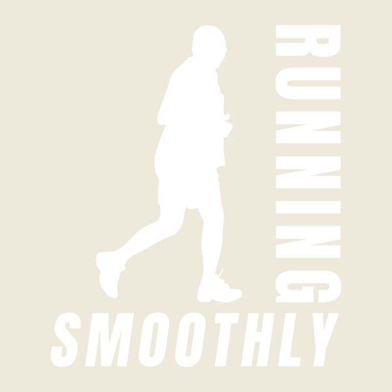 Marathon Runner Running Smoothly Running