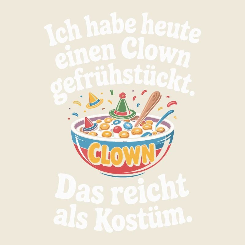 Clown Breakfast Carnival Clown Costume Replacement