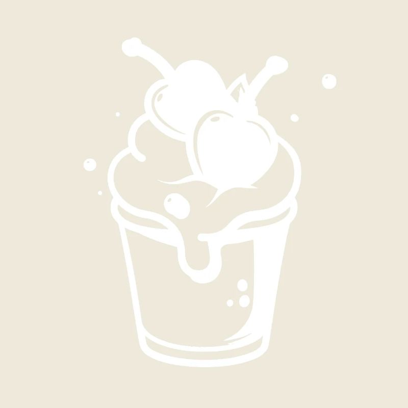 Dessin de coupe glacée