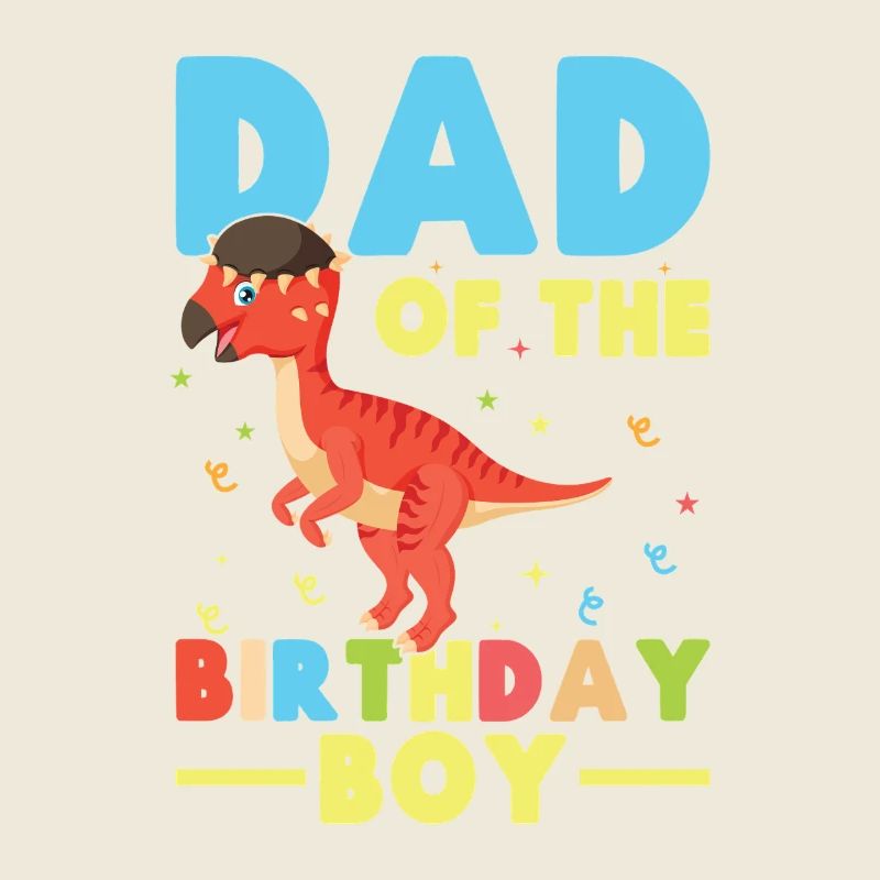 Pachycéphalosaure Papa Garçon d’anniversaire
