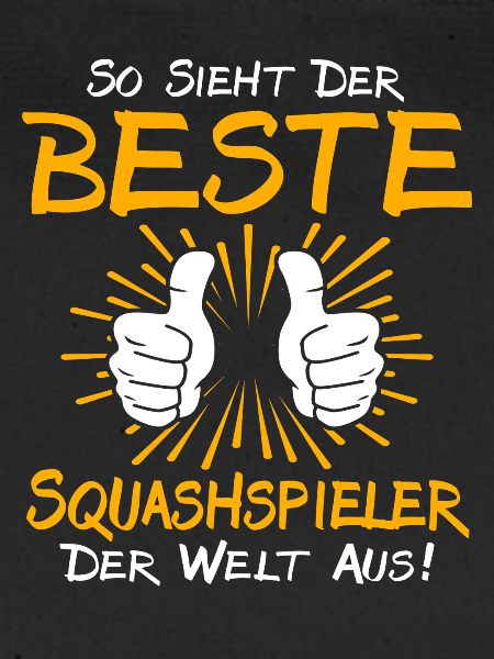 Squashspieler Geschenkidee