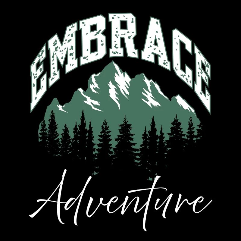 Umarme das Adventure Mountain Logo