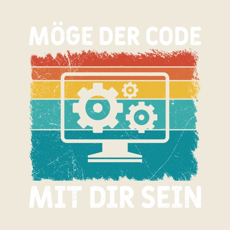 Ordinateur geek, QUE LE CODE SOIT AVEC TOI, DRÔLE