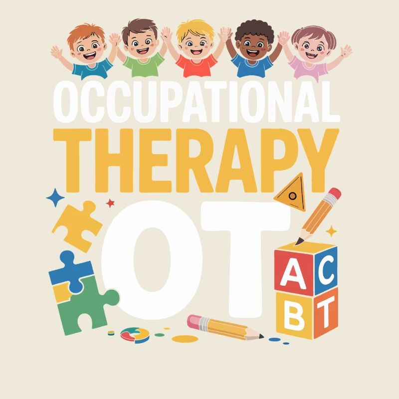 Occupational therapy child-friendly motif
