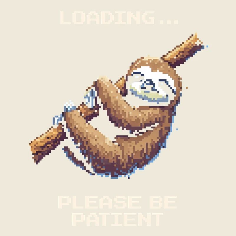 Loading... Please be patient | Sloth Humor