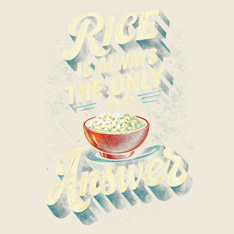 Le riz asiatique est toujours la seule solution