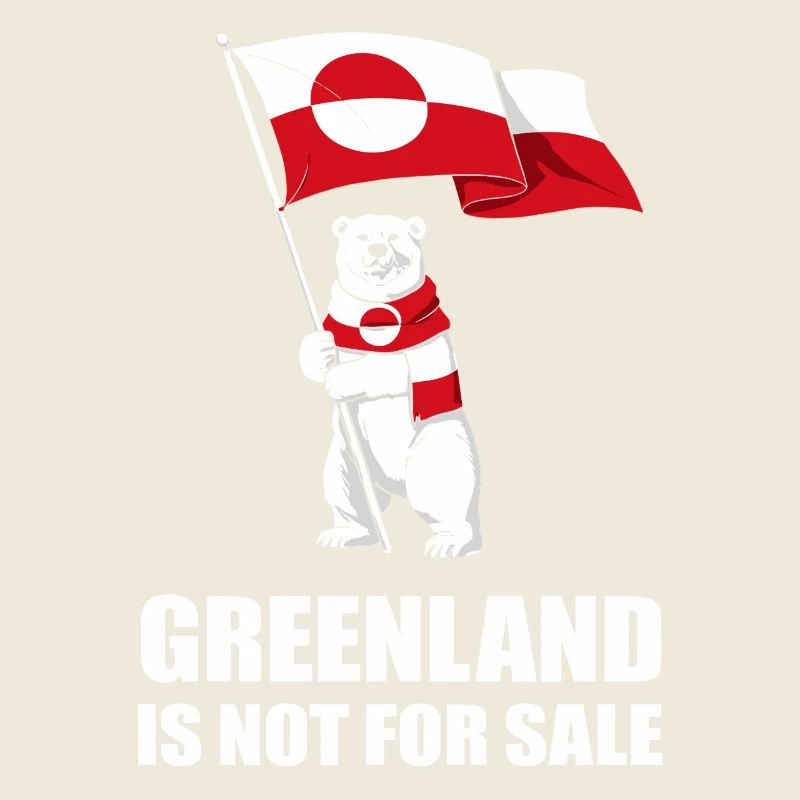 Grönland Flaggenbär Protest